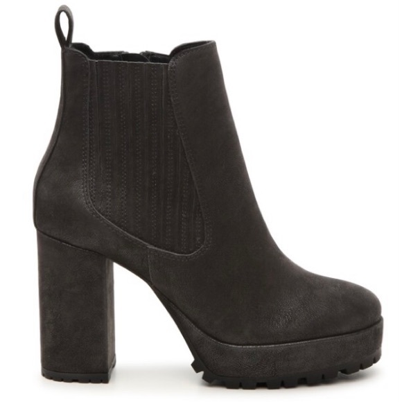 Mix No. 6 Shoes - Mix No. 6 Palma Platform Chunky Block Heel Booties in Black 8.5M